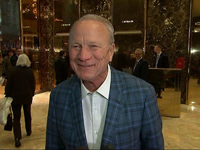 Former Cowboys Coach Switzer Visits Trump Tower