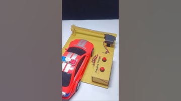 Car Crossing Electric Gate - DC Motor #dcmotor #tech #diyproject #shorts