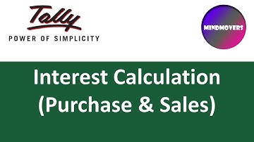 Tally.ERP 9 | Interest Calculation | Purchase & Sales