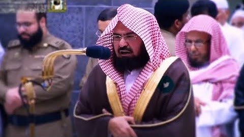 “ربنا إنك تعلم ما نخفي وما نعلن..” تلاوة خاشعة للشيخ عبدالرحمن السديس من سورتي ابراهيم والاخلاص
