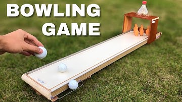 How to Make an Amazing DIY Bowling Game - Interactive Bowling Table Game