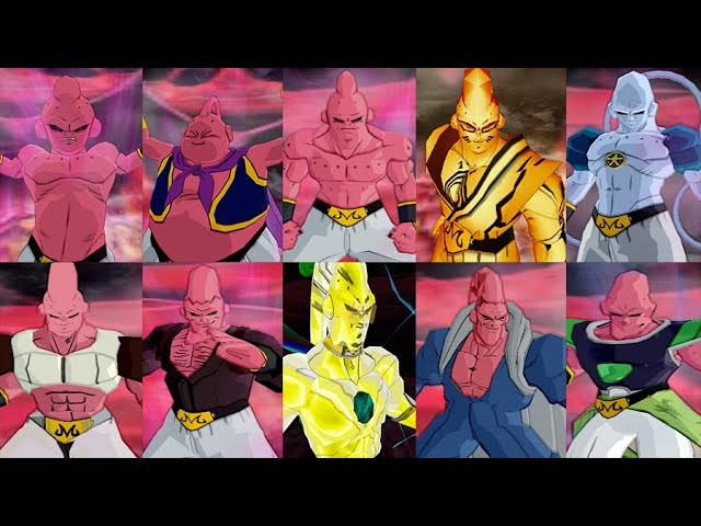 All Forms of Majin Buu in 'Dragon Ball