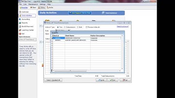 Writing off unbilled time and disbursements in ESILAW