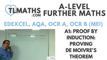 A-Level Further Maths: A1-32 Proof by Induction: Proving de Moivre