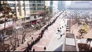 新型肺炎　韓国急増、危機最高レベル