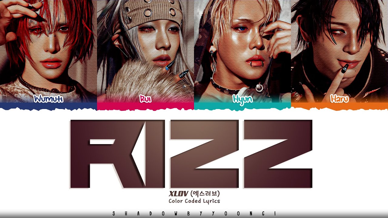 XLOV 'Rizz' Lyrics (엑스러브 Rizz 가사) [Color Coded Han_Rom_Eng ...