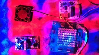 Customising a cheap disco light with complete new circuitry.