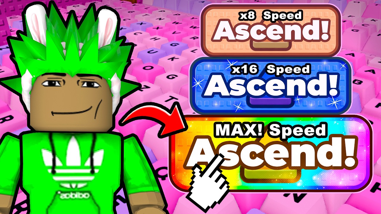 ich kaufe für 50.000 ROBUX MAX ASCEND LEVEL in KEYBOARD ESCAPE!