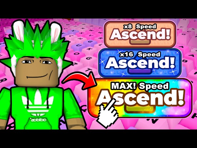 ich kaufe für 50.000 ROBUX MAX ASCEND LEVEL in KEYBOARD ESCAPE!