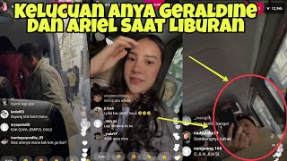 Kelucuan Anya Geraldine Dan Ariel Noah Saat Liburan Di Paris || Anya Geraldine Terduduk Dengan Ariel