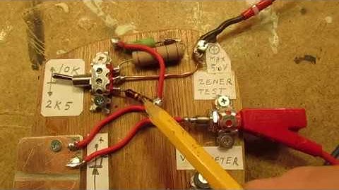 How to test a zener diode: practical schematic (max. 50 Volt)