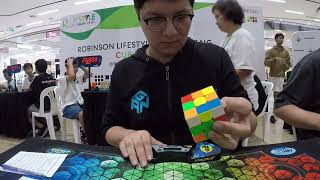 11.15 Official 3x3 One-Handed Average! (🥈 place)  [Robinson Latkrabang Cubing 2024]