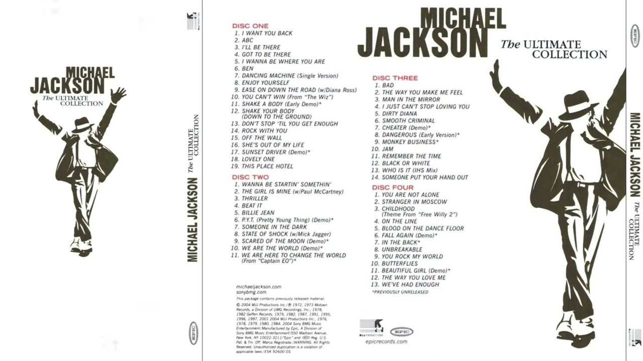 Michael Jackson - THE ULTIMATE COLLECTION - (Full Album)