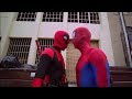 Deadpool vs Spiderman FIGHT - Real Life Parkour for kids | Screen Team