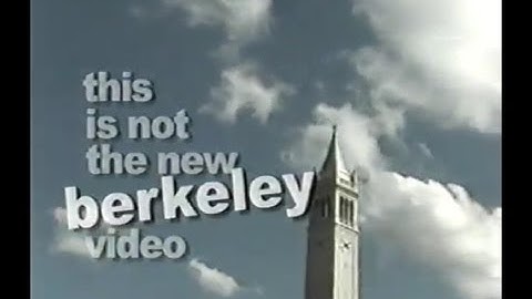 This is Not the New Berkeley Video