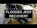 Flooded Jeep Offroad Recovery at Bee Canyon