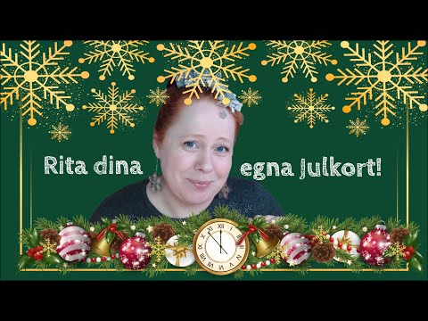 Video: Julkort: Hur Man Gör Dem Med Barn