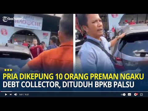 Viral Pria Dikepung 10 Orang Preman Ngaku Debt Collector di Yogyakarta, Dituduh BPKB Palsu