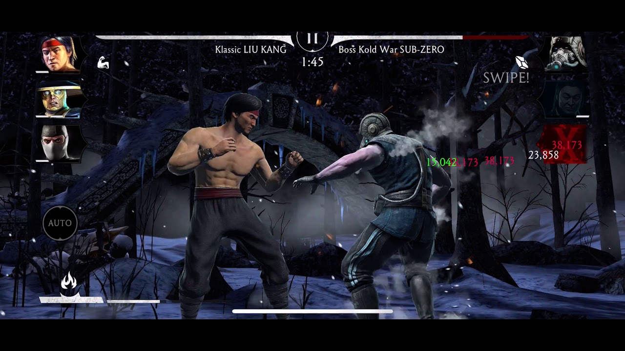 MK Mobile: KOLDWARTOWER BATTLE 160 - record 32 secs time for me.