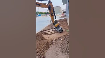 Compaction process of slope soil layer- Good tools and machinery make work easy