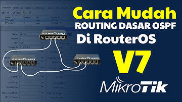 Tutorial Konfigurasi Dasar Routing OSPF Mikrotik RouterOS v7