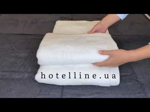 Рушник Lotus Home Готель Premium - Microcotton White 70*140 550 г/м², видео 2