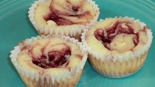 Mini Raspberry Cheesecakes