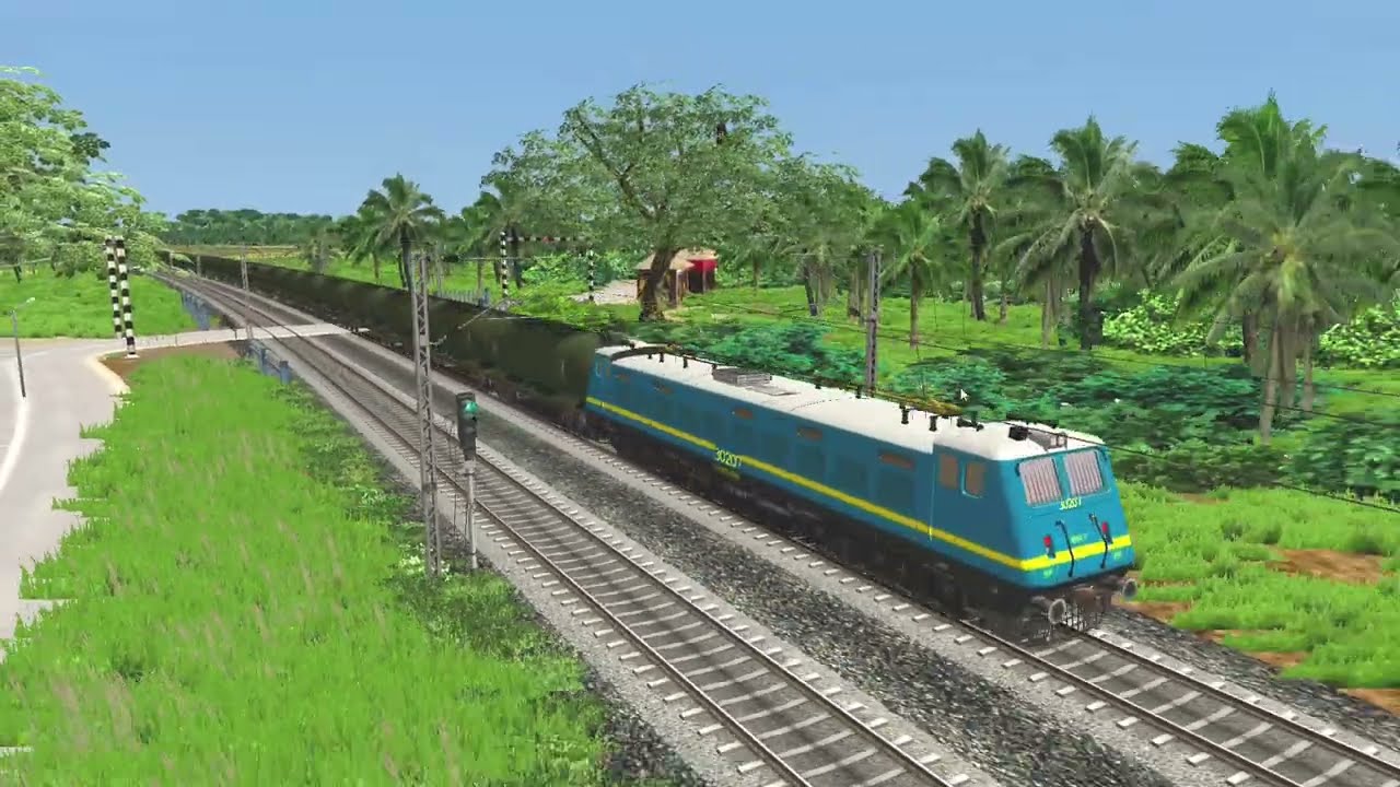 FREIGHT TRAIN SIMULATOR GAME - OIL TANK FULL SPEED TRAIN | TRAIN SIMULATOR CLASSIC 2024 | WARRIYO G