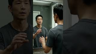 That’s not a reflection #aiglitch #mirrorglitch #uncanny #weirdcore #wtfcontent #Shorts #BrokenFeed