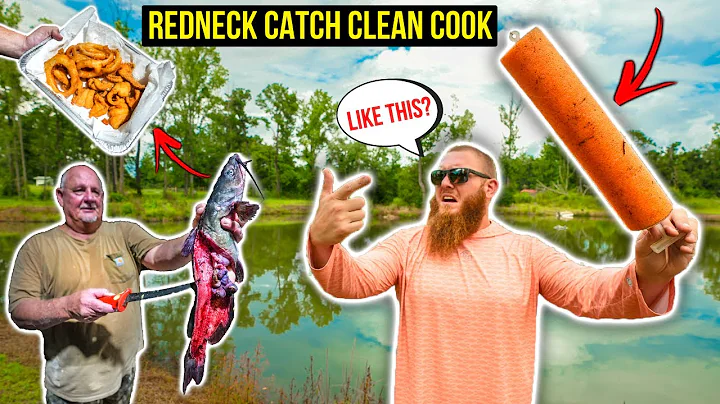 Backyard Pond REDNECK Catch Clean Cook  w/ Neighbo...