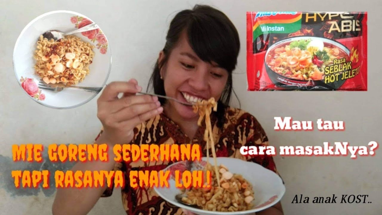 Cara masak mie sederhana tapi enak// ala anak kos - YouTube