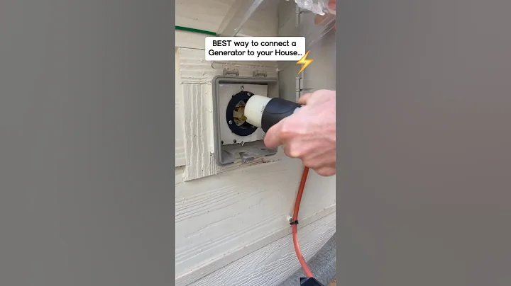 BEST way to connect a Generator to your House…⚡️