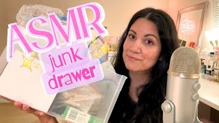ASMR ✨ rummaging through my junk drawer - treasures, trash & tiny whispers