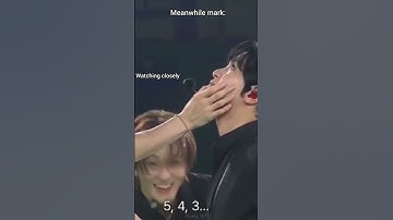 He was on guard at that moment 😂 #markhyuck #nct127