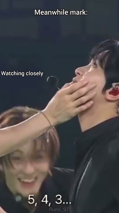 He was on guard at that moment 😂 #markhyuck #nct127
