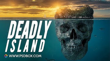 Skull Island - Create a Mysterious island in Photoshop CC