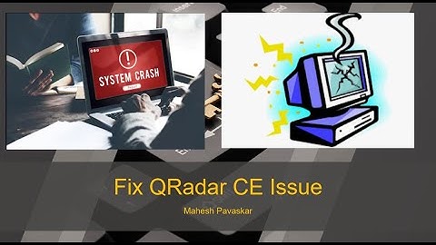 QRadar Community Edition Crashed? | Health logs also not coming