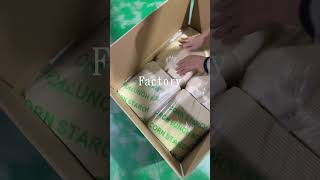 Eco-Friendly Cornstarch Food Boxes | Biodegradable Tableware Factory #disposablepackaging #factory