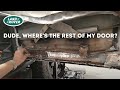 Rusted Door Repair Hack | Land Rover Defender