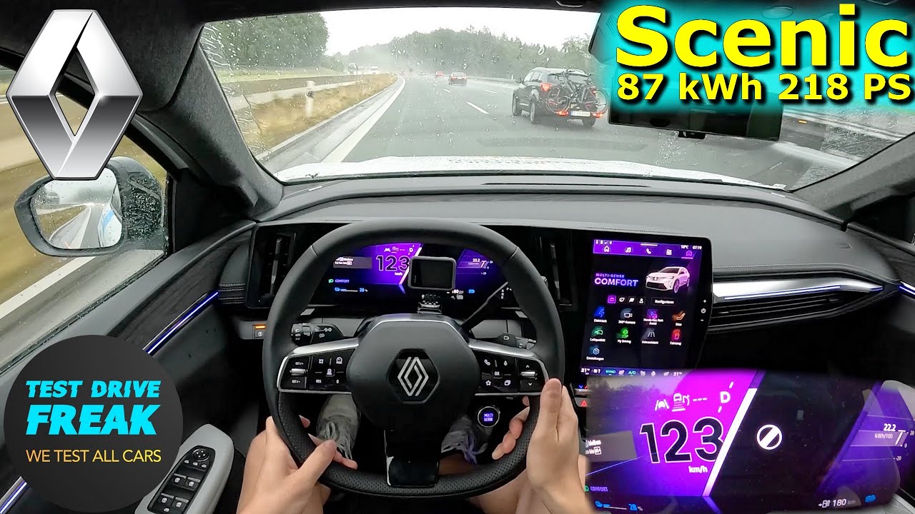 2024 Renault Scenic E-Tech 220 Long Range Iconic 218 PS TOP SPEED ...