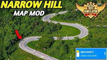 Map Mod Bussid 4.1.2 - Most Dangerous Narrow Hill map Mod For Bus Simulator Indonesia।Bussid Mod Map