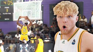 I Joined A Pro Basketball Team \& NBA Player Shatters The Backboard!