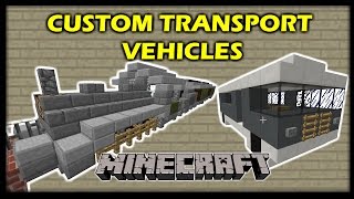 [1.9 Vanilla Minecraft] Custom TRANSPORT VEHICLES in 7 commands