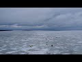 Белое море съемки с квадрокоптера