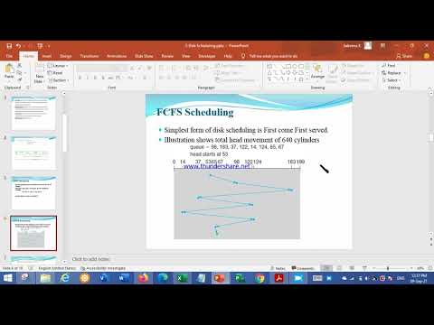 Disk scheduling algorithms