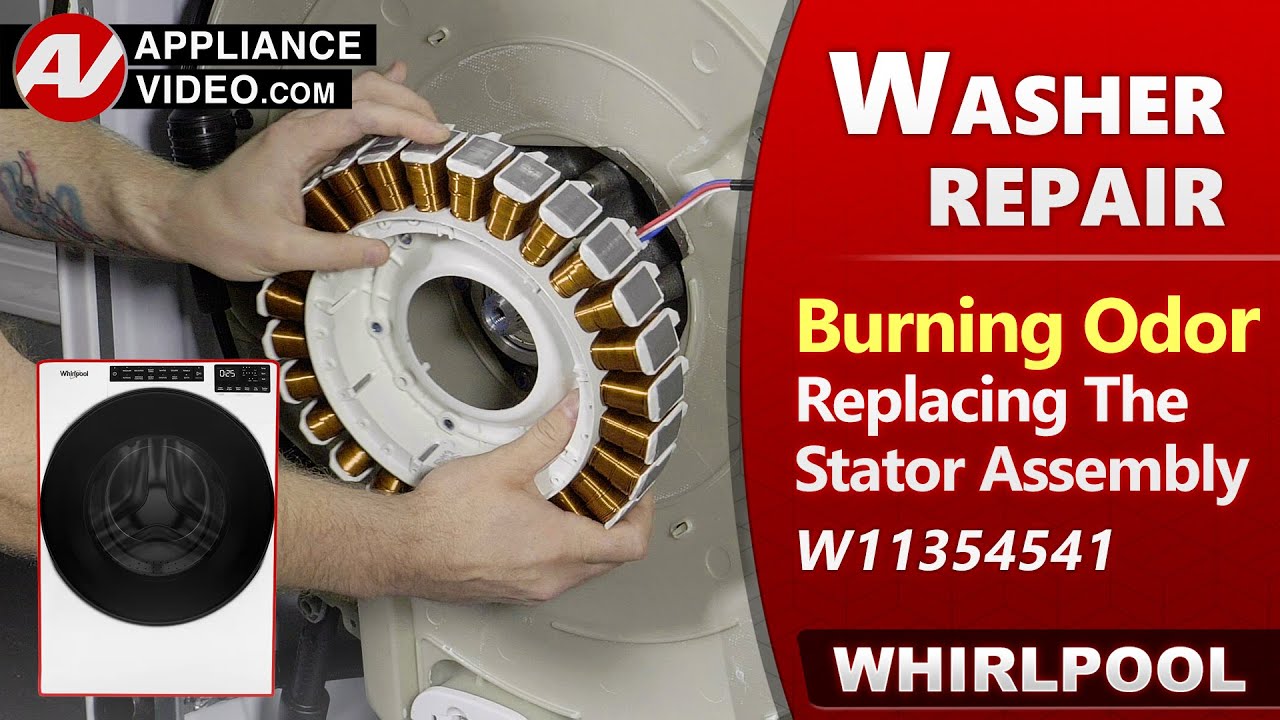 Washer with burning Smell & Odor Stator Assembly issues Diagnostic