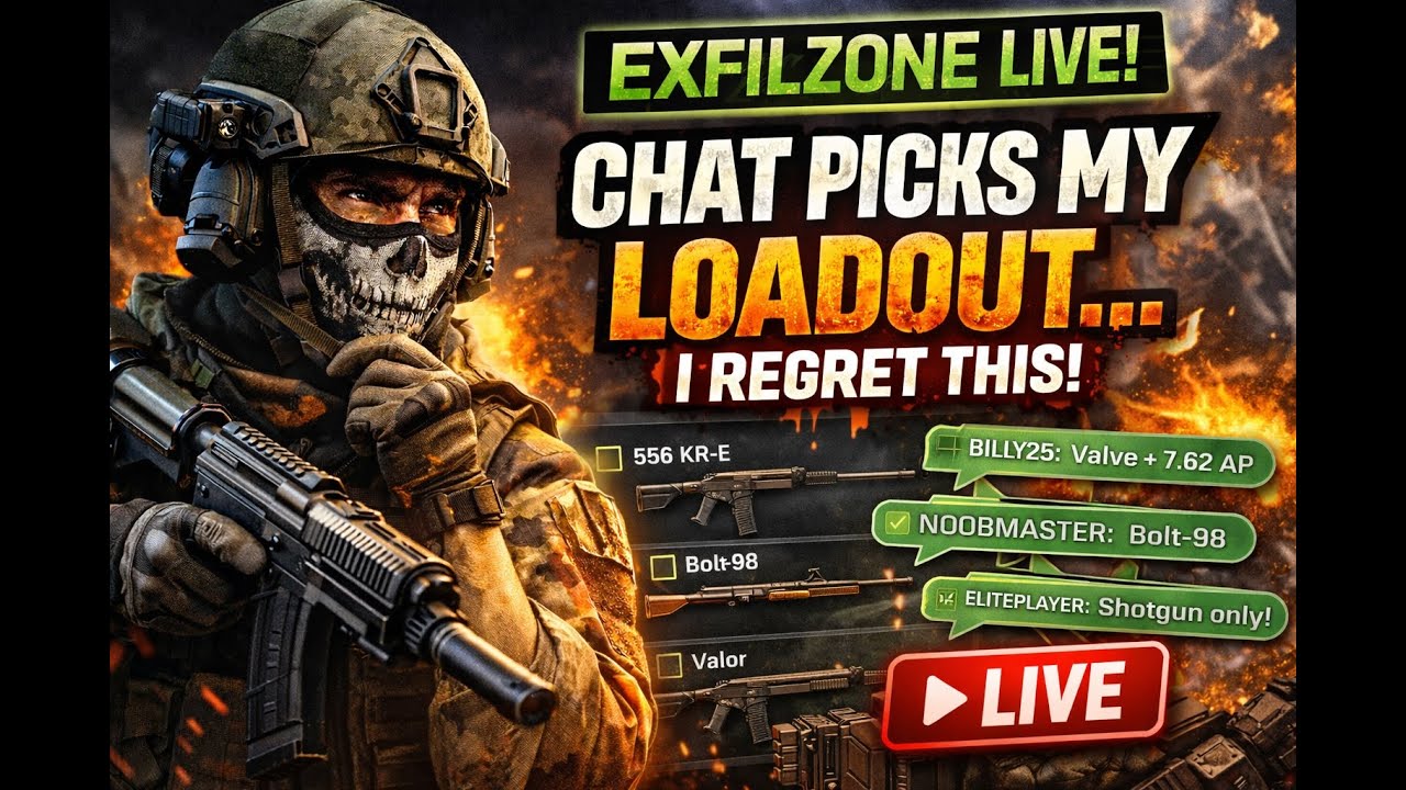 CHAT PICKS MY LOADOUT | EXFILZONE