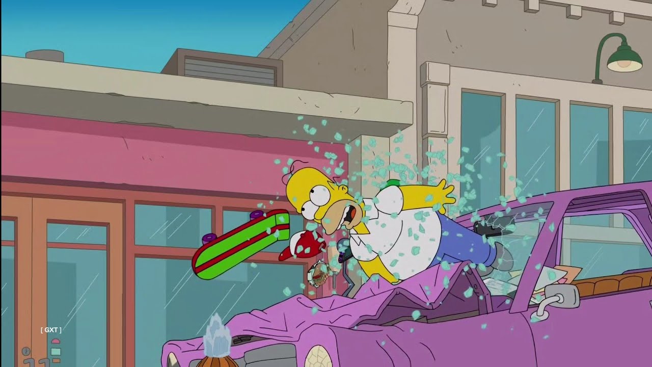 The simpsons homer s car accident youtube