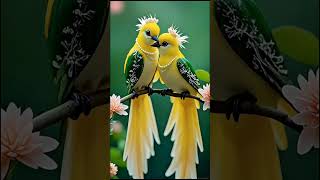 "Magical Birds &amp; Nature |Peaceful CinematicRelaxing Video |Part 4#nature#birds#flowers #shorts