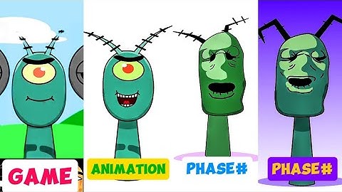 My NEW! Sprunki OC: Plankton Animation vs Game (4 Versions)